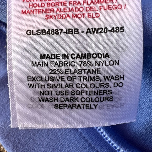 Gymshark Whitney Simmons Sport Bra Blue Size Medium - Picture 11 of 11